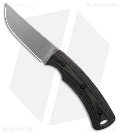 Three Rivers Manufacturing Tagalong Fixed Blade Black/Green G10 (2.375" SW)