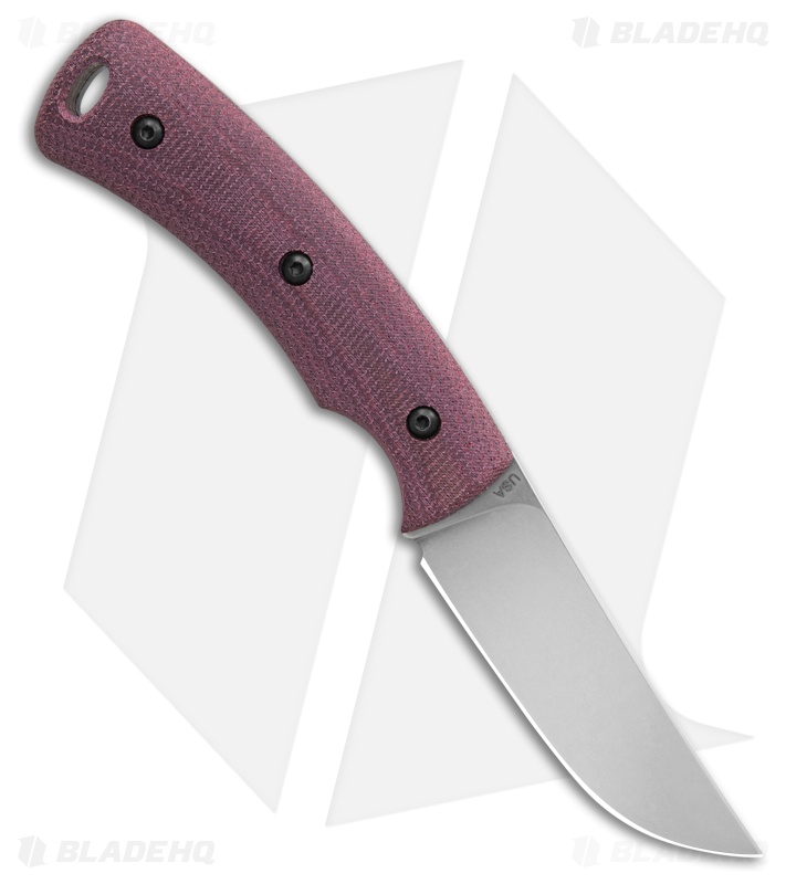 Three Rivers Manufacturing Tagalong Fixed Blade Double Red Micarta (2.375" SW)