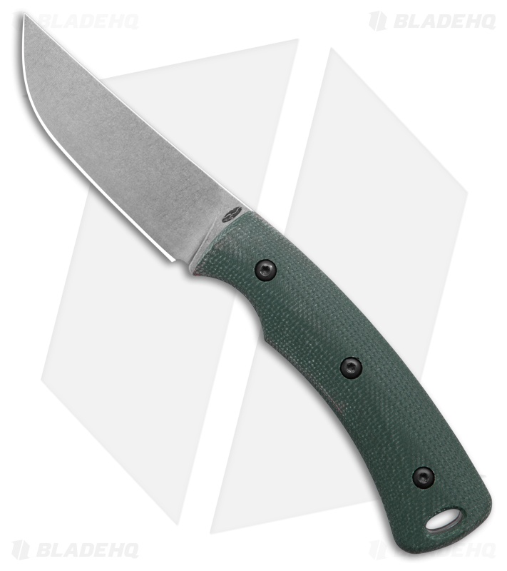 Three Rivers Manufacturing Tagalong Fixed Blade Forest Green G-10 (2.375" SW)