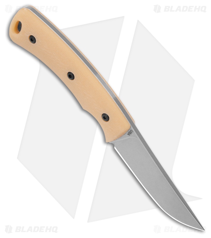 Three Rivers Manufacturing Tagalong Fixed Blade Linen Bone Micarta (2.375" SW)