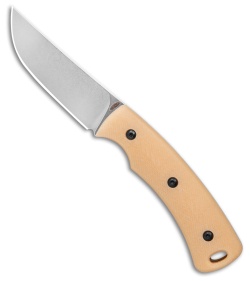 Three Rivers Manufacturing Tagalong Fixed Blade Linen Bone Micarta (2.375" SW)