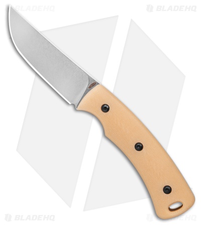 Three Rivers Manufacturing Tagalong Fixed Blade Linen Bone Micarta (2.375" SW)