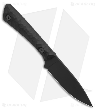 Uinta Knife Company Hunter Fixed Blade Knife Black G-10 (3.4" Black)