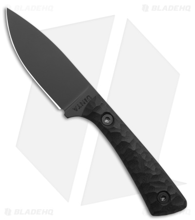 Uinta Knife Company Hunter Fixed Blade Knife Black G-10 (3.4" Black)