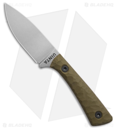 Uinta Knife Company Hunter Fixed Blade Knife OD Green G-10 (3.4" SW)