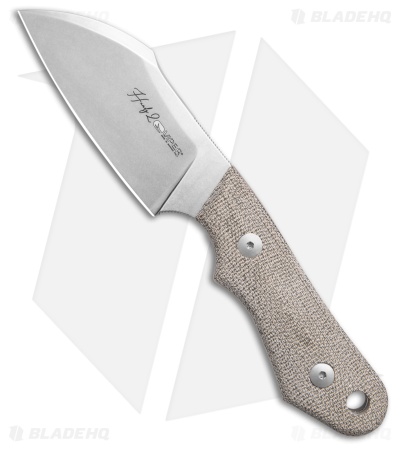 Viper Knives Handy 2 Fixed Blade Knife Green Canvas Micarta (3.25" SW)