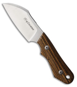 Viper Knives Handy 2 Sheepsfoot Fixed Blade Knife Bocote Wood (3.25&quot; Satin) | 215101