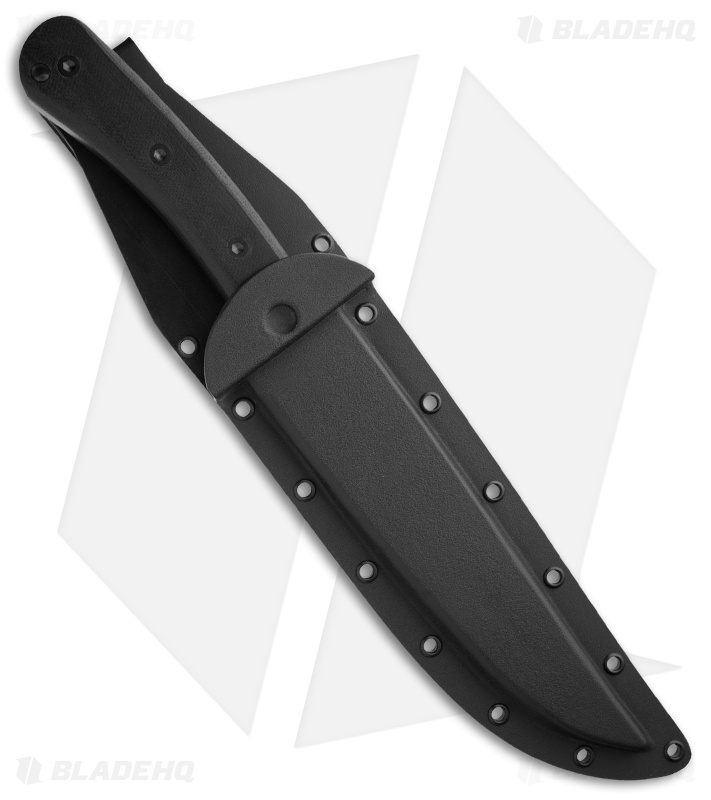 EnTrek USA Force Recon MKII Fixed Blade Knife (7" Black Plain)