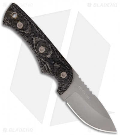 Entrek Mink Fixed Blade Knife (3.00" Gray)