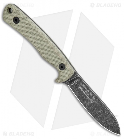 ESEE Ashley Game Knife Micarta (3.5" Black) ESEE-AGK