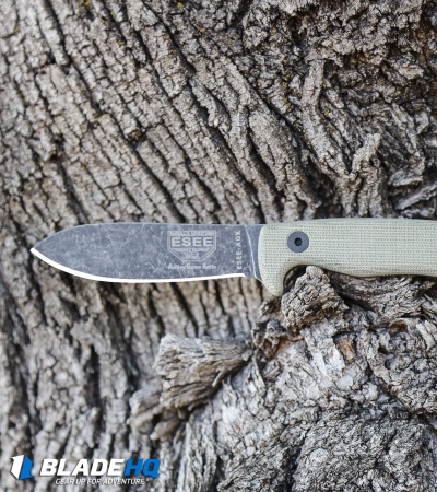 ESEE Ashley Game Knife Micarta (3.5" Black) ESEE-AGK