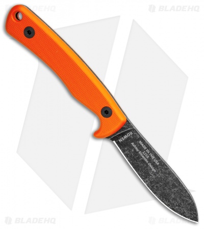 ESEE Ashley Game Knife Orange G-10 (3.5" Black) ESEE-AGK-OR 