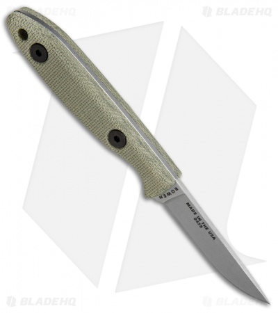 ESEE Camp-Lore Cody Rowen CR2.5 Knife Bushcraft Fixed Blade (2.5" Stonewash)