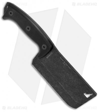 ESEE Knives Expat Cleaver Fixed Blade Knife Black G-10 (Black SW) CL-1 