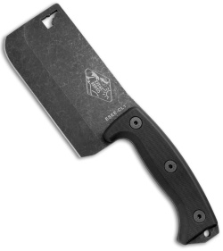 ESEE Knives Expat Cleaver Fixed Blade Knife Black G-10 (Black SW) CL-1 