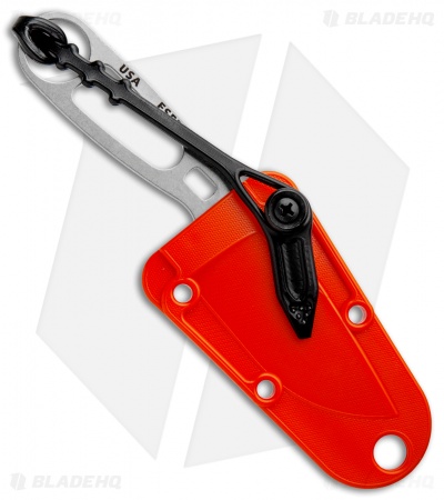 ESEE Imlay Knife w/ Sheath, Clip & Retention Strap, Orange Sheath ESEE-IMLAY-OR