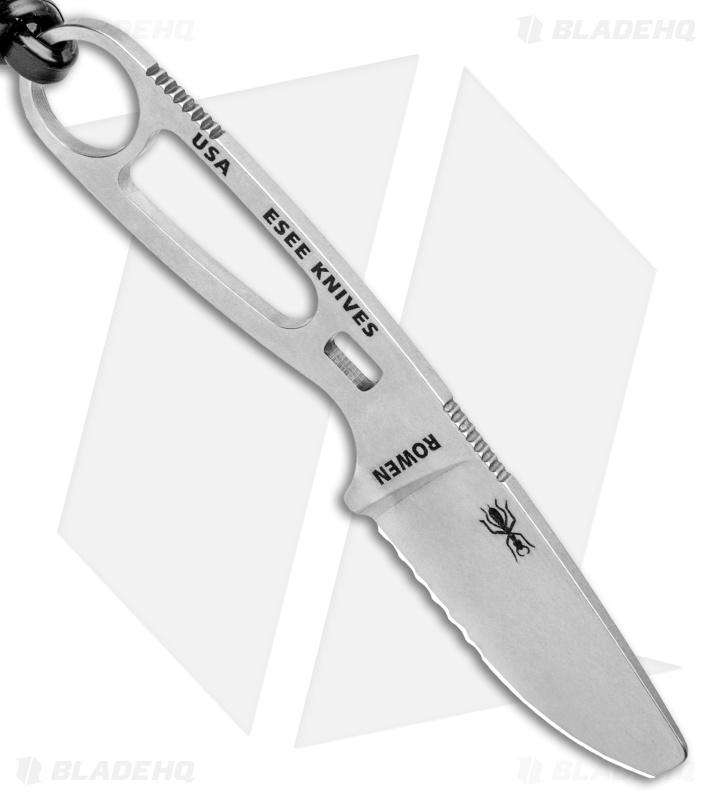ESEE Imlay Knife w/ Sheath, Clip & Retention Strap, Orange Sheath ESEE-IMLAY-OR