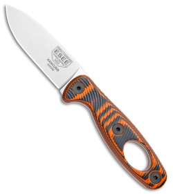 ESEE Knives Xancudo Fixed Blade Knife 3D Orange G-10 w/ Hole (3" SW S35VN)