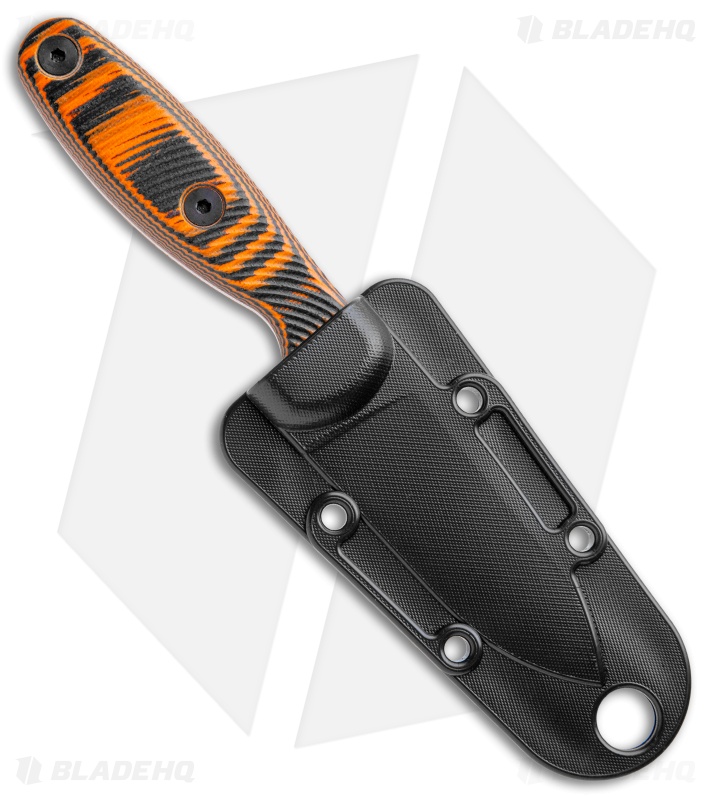ESEE Knives Xancudo Fixed Blade Knife 3D Orange G-10 (3" Stonewash S35VN)