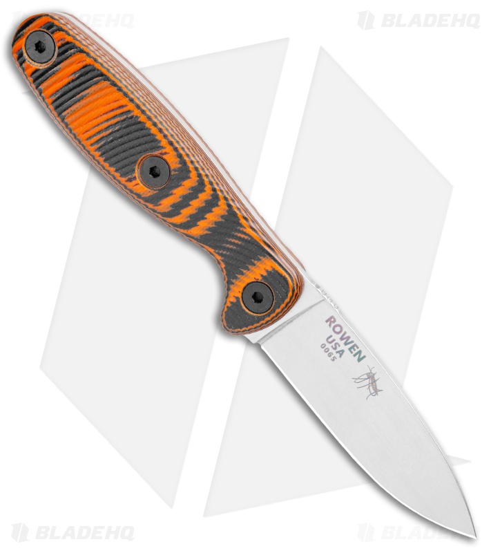 Orange//Black G-10 3D Handle ESEE Xancudo S35V Black Sheath