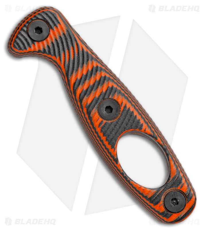 ESEE Xancudo Handle Scales w/ Hole (Orange/Black) - Blade HQ