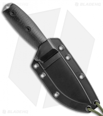 ESEE Knives ESEE-3 Fixed Blade Knife 3D Black G-10 (3.88" Stonewash S35VN)