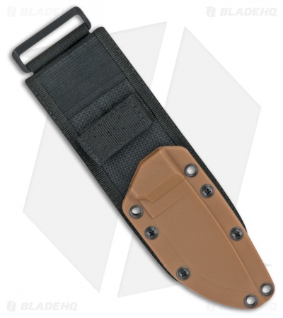 ESEE Knives ESEE-3 Jump Proof MOLLE Sheath Black Cordura Coyote Molded Plastic