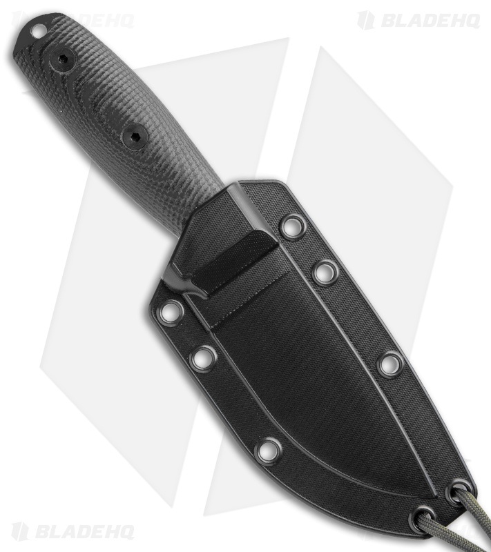 ESEE Knives ESEE-3PMB-001 Fixed Blade Knife Black G-10 (3.88" Black)