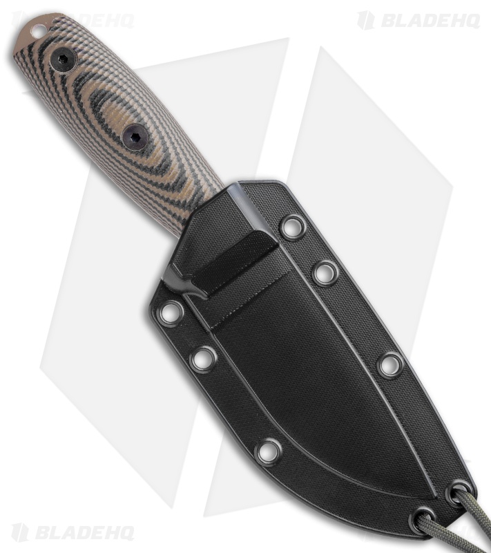 ESEE Knives ESEE-3PMDE-005 Fixed Blade Knife Coyote/Black G-10 (3.9" DE)