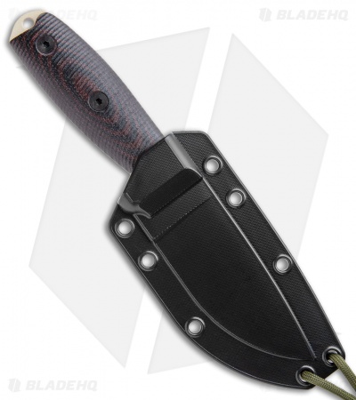 ESEE Knives ESEE-3PMDT-004 Fixed Blade Knife Red/Black G-10 (3.88" Tan)