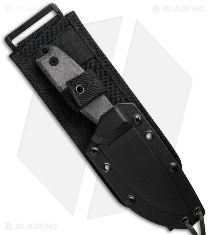 ESEE Knives ESEE-3P-MB-B Knife Black Sheath & MOLLE Back (3.88" Black)