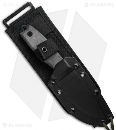 ESEE Knives ESEE-3P-MB-B Knife Black Sheath & MOLLE Back (3.88" Black)