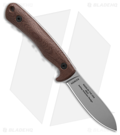 ESEE Ashley Game Knife AGK Brown Micarta (3.5" Stonewash S35VN)