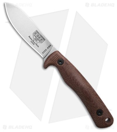 ESEE Ashley Game Knife AGK Brown Micarta (3.5" Stonewash S35VN)