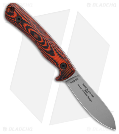 ESEE Ashley Game Knife (AGK) Orange G-10 (3.5" Stonewash S35VN)