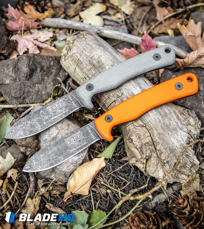 ESEE Ashley Game Knife Micarta (3.5" Black) ESEE-AGK