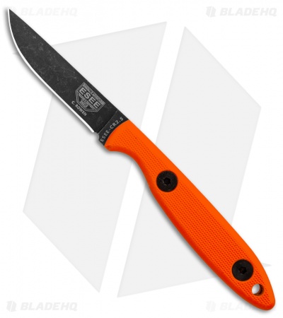 ESEE Camp-Lore Rowen CR2.5  Bushcraft Fixed Blade Orange G-10 (2.5" Black SW)