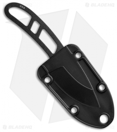 ESEE Candiru Fixed Blade Neck Knife w/ Kit Extras (2" Black)