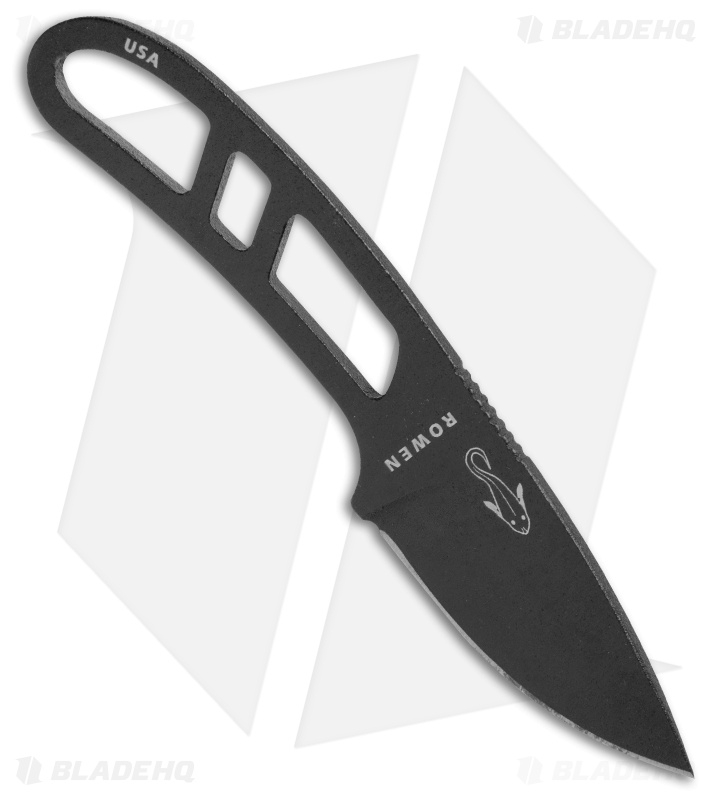 ESEE Candiru Fixed Blade Neck Knife w/ Kit Extras (2" Black)