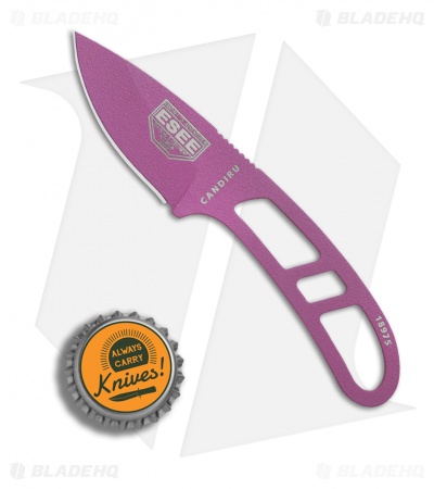 ESEE Candiru Fixed Blade Neck Knife (2" Purple)