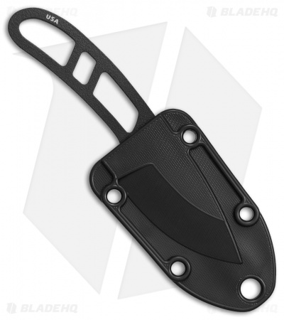 ESEE Candiru Fixed Blade Neck Knife (2" Black)