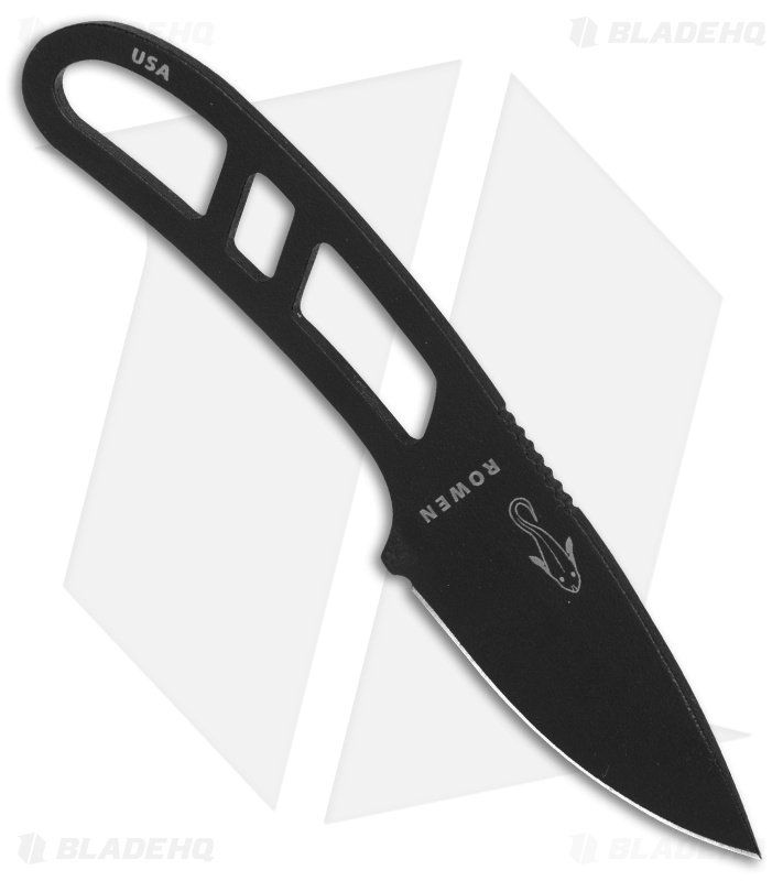 ESEE Candiru Fixed Blade Neck Knife (2" Black)