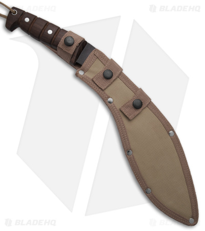 ESEE Knives Kukri Machete Walnut w/Khaki Sheath (11.5" Black)