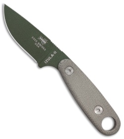 ESEE Knives Izula-II OD Green Survival Concealed Carry Neck Knife w/ Kit Extras | 17885