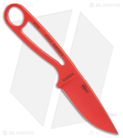 ESEE Izula Knife Fire Ant Red Survival Neck Knife w/ Kit
