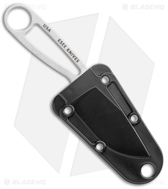 ESEE Knives Izula S35VN Neck Knife w/ Sheath (2.75" Stonewash)