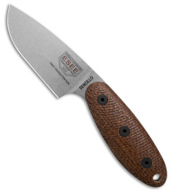 ESEE Knives Sencillo  Brown Micarta (3&quot; Stonewashed A2) | 195509
