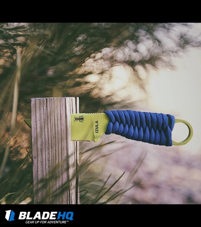ESEE Izula Fixed Blade Neck Knife + Kit Extras (2.875" Venom Green)