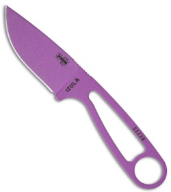 ESEE Izula Fixed Blade Neck Knife + Kit Extras (2.875&quot; Purple) | 33082