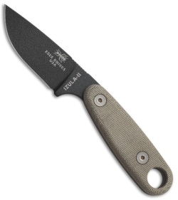 ESEE Knives Izula-II Tactical Gray Neck Knife + Sheath | 35507